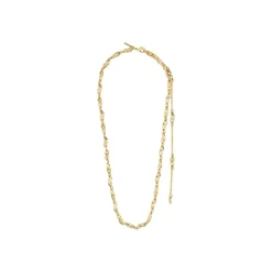 Eliyah Halskæde, Gold Plated, 38+15 cm