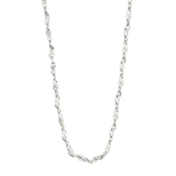 Eliyah Halskæde, Silver Plated, 38+15 cm