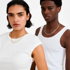 Eliyah Halskæde, Silver Plated, 38+15 cm