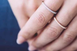 Ellera Ring, Sølv/Hvid, 52