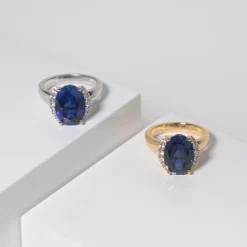 Ellisse Grande Ring, Silver, 52