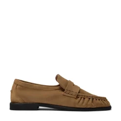 Elmira Loafers, Tan Suede, 39