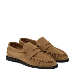 Elmira Loafers, Tan Suede, 39