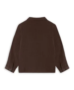 Elmo Skjorte, Coffee Bean, 122 cm