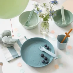 Elphee Børnetallerken, Blå