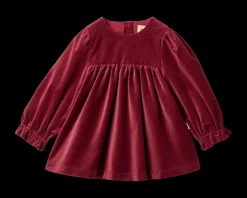 Elvira Baby Kjole, Ruby Red, 92 cm