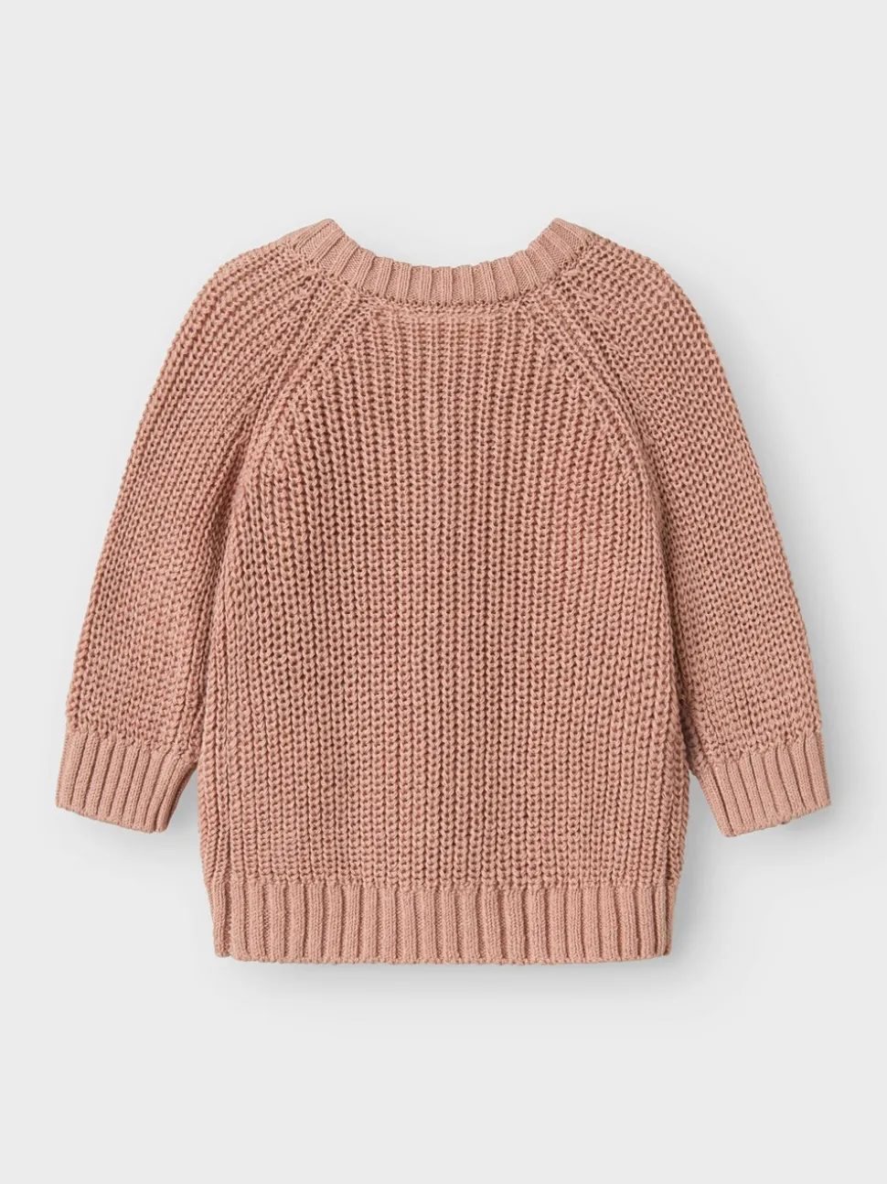 Emlen Knit Cardigan, Misty Rose, 80 cm