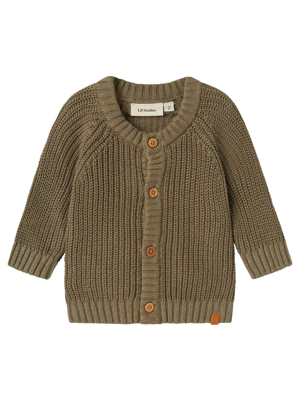 Emlen Knit Cardigan, Overland Trek, 74 cm