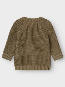 Emlen Knit Cardigan, Overland Trek, 74 cm