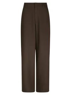 Emmett Structure Bukser, Dark Brown, 36