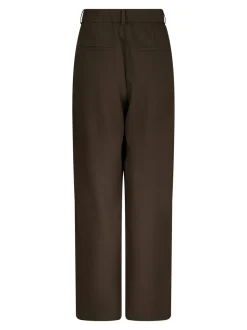 Emmett Structure Bukser, Dark Brown, 36