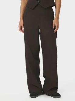 Emmett Structure Bukser, Dark Brown, 36