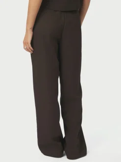 Emmett Structure Bukser, Dark Brown, 36