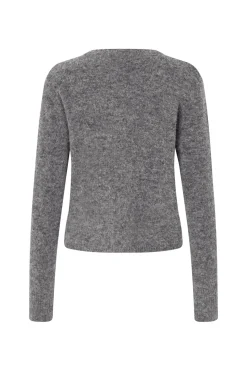 Enada Cardigan, Dark Grey Mel, XL