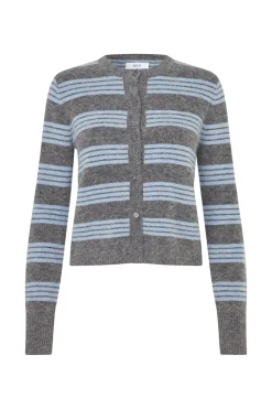 Enada Cardigan, Faded Denim St, M