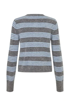 Enada Cardigan, Faded Denim St, M