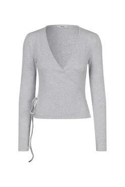 Enally Bluse, Light Grey Mel, M