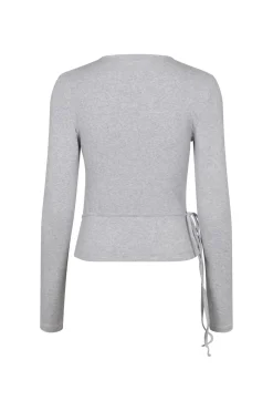 Enally Bluse, Light Grey Mel, M