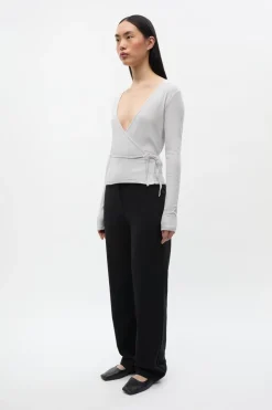 Enally Bluse, Light Grey Mel, M