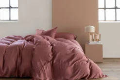 Enjoy Bambus Sengelinned, Old Rose, 140x220 cm