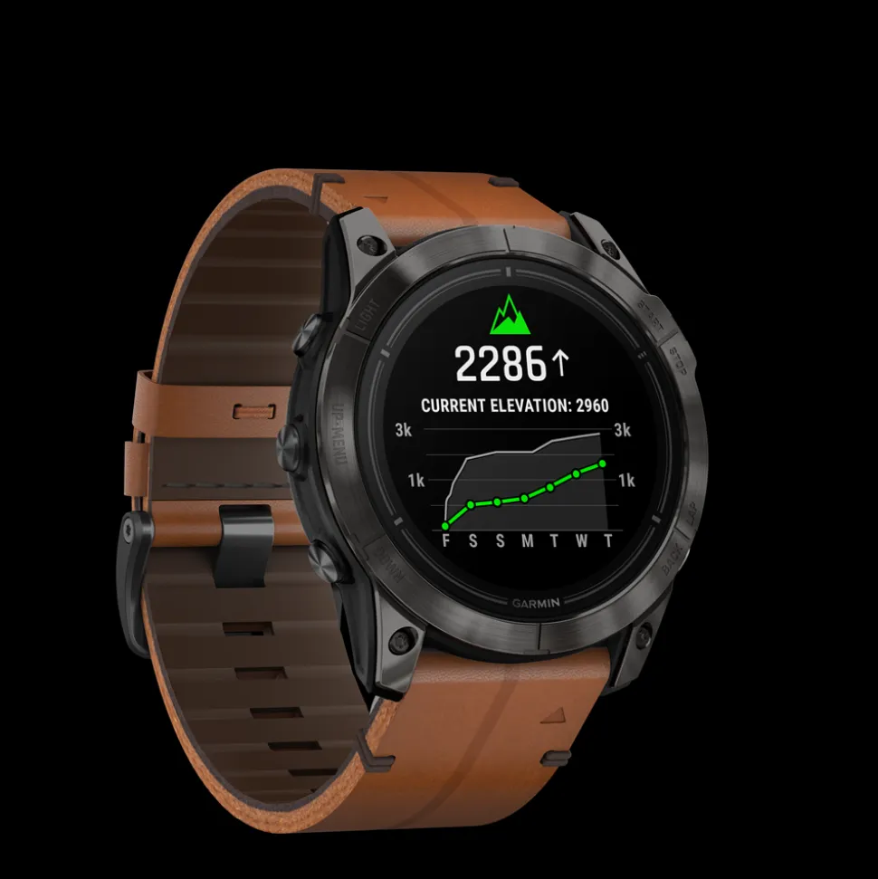 Epix Pro (Gen 2) 010-02804-30 Sapphire Edition Smartwatch, Chestnut, 51 mm