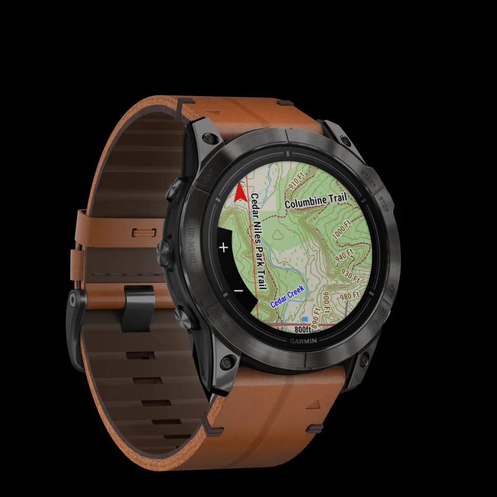 Epix Pro (Gen 2) 010-02804-30 Sapphire Edition Smartwatch, Chestnut, 51 mm