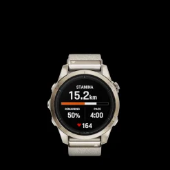 Epix Pro (Gen 2) 010-02802-20 Sapphire Edition Smartwatch, Soft Gold, 42 mm