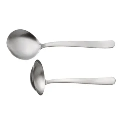 Erica Serveringssæt, Mat Stål, 2 Dele