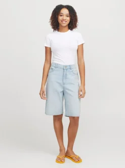 Erin Baggy Shorts, Light Blue Denim, XS