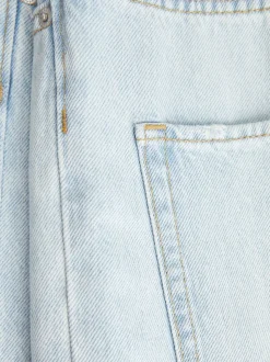 Erin Baggy Shorts, Light Blue Denim, XS