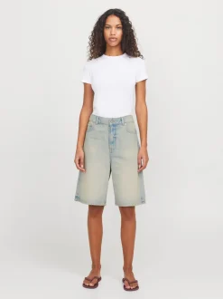 Erin Baggy Shorts, Light Blue Denim Vintage Wash, L