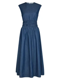 Esmy Denim Kjole, Blue, 38