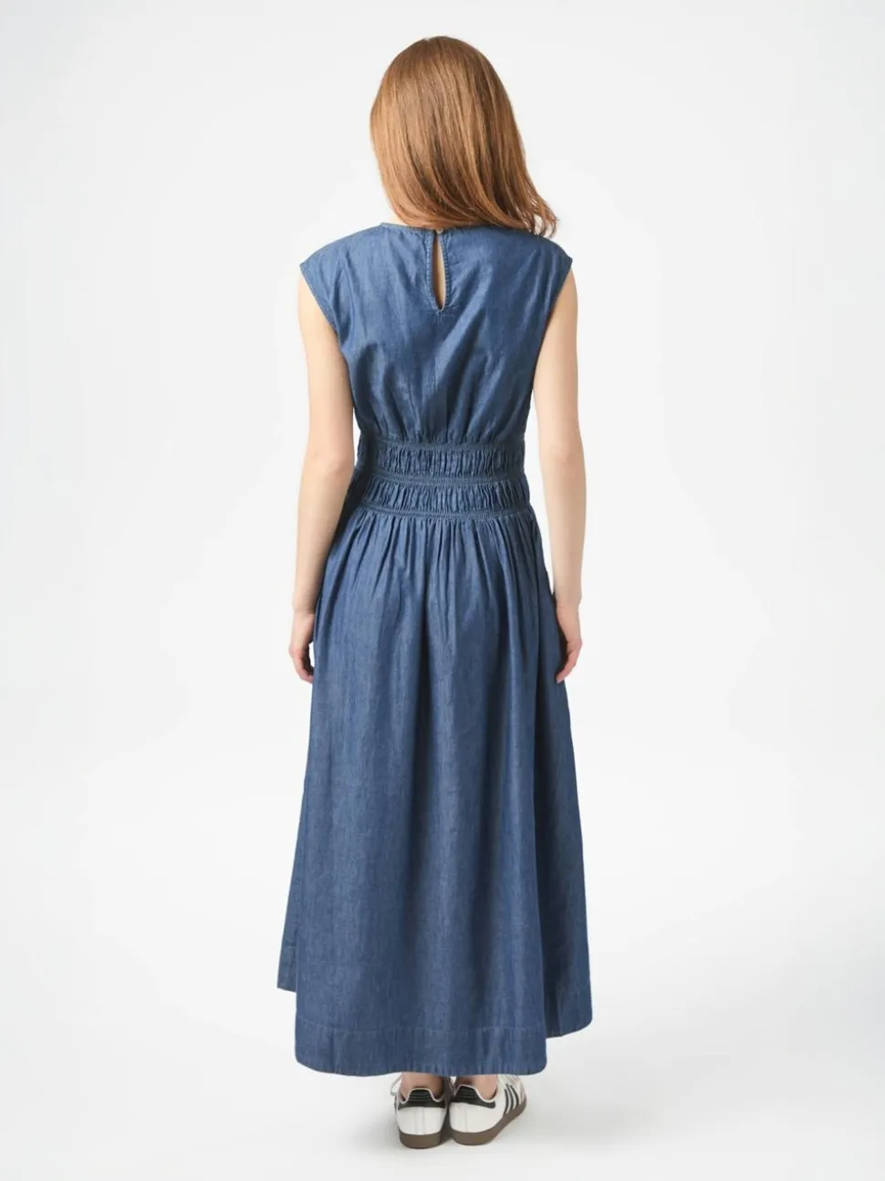 Esmy Denim Kjole, Blue, 38