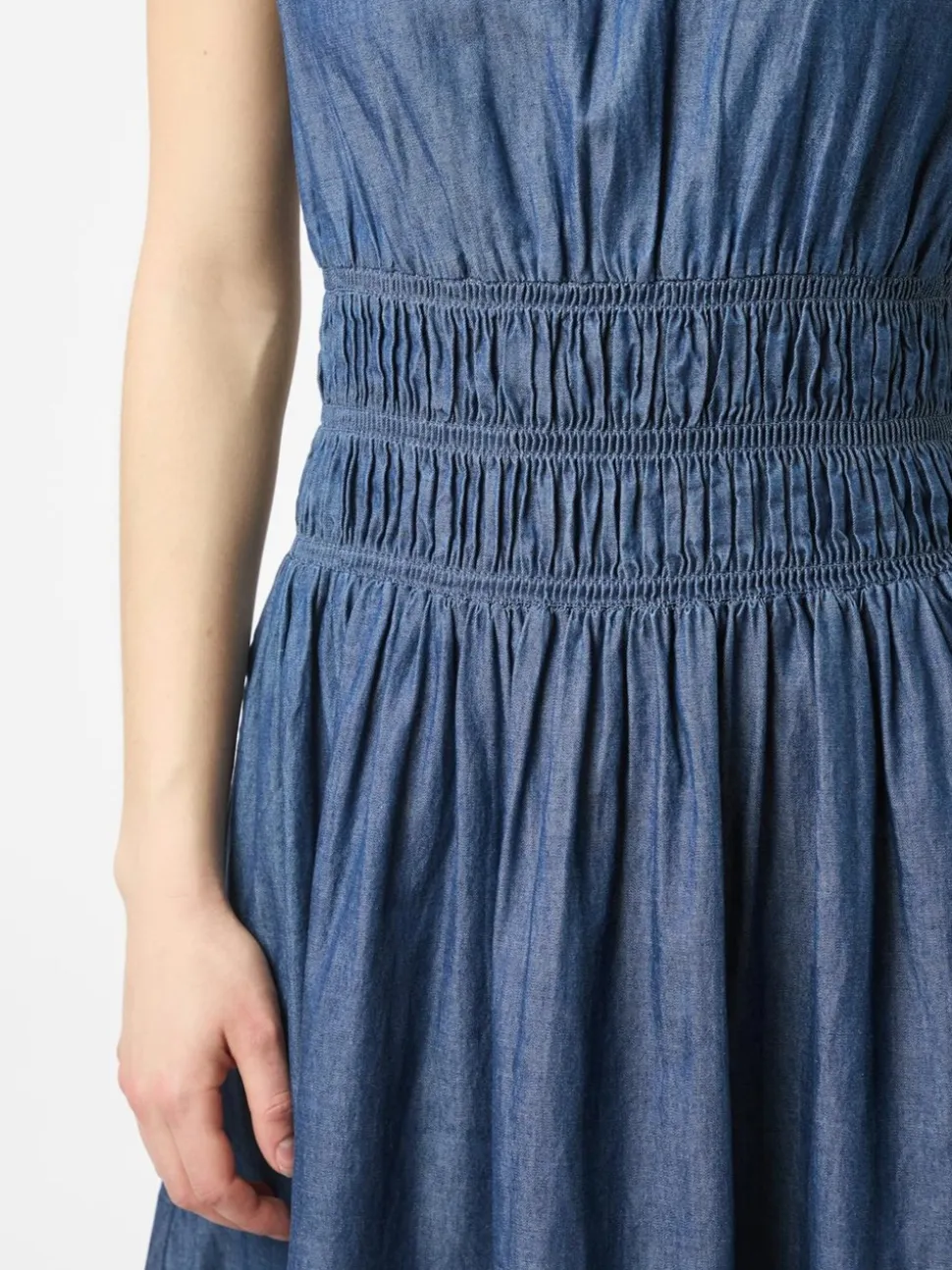 Esmy Denim Kjole, Blue, 38