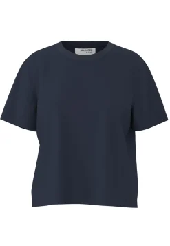 Essential Boxy T-shirt, Dark Sapphire, S