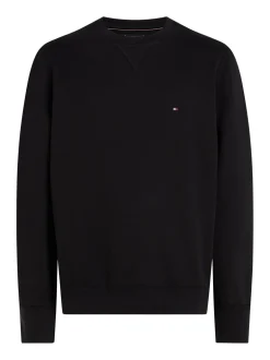 Essential Fleece Crewneck Sweatshirt, Black, XL