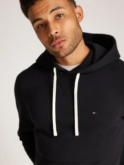 Essential Fleece Hættetrøje, Black, M