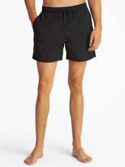 Essential Medium Drawstring Badeshorts, Black, XXL