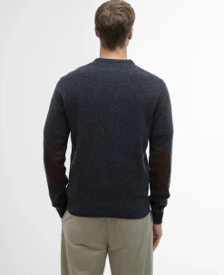 Essential Patch Crew Striktrøje, Charcoal, L