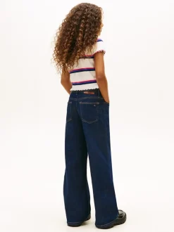 Essential Rib T-shirt, Ancient White Stripes, 152 cm