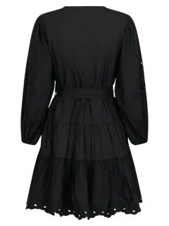 Esta C Poplin Kjole, Black, 36