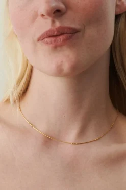 Eva Halskæde, Gold Plated, 40-45 cm