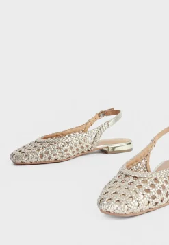 Evans Slingback Ballerinasko, Gold, 38