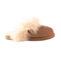 Evelina Slippers, Chestnut, 41