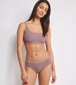 Ever Ease 2-pak Hipsters, Foggy Mauve, L