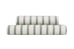 Everyday Stripe Håndklæde, Aqua, 70x140 cm