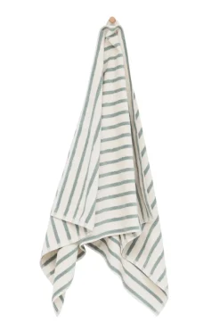 Everyday Stripe Håndklæde, Aqua, 50x90 cm