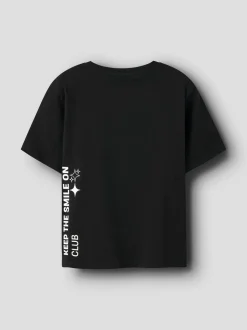 Fabian T-shirt, Black, 146-152 cm