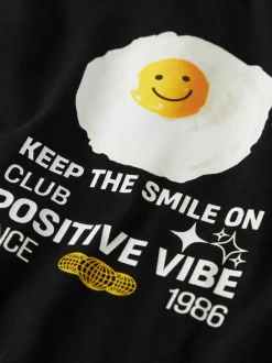 Fabian T-shirt, Black, 146-152 cm