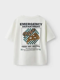 Fabian T-shirt, Cloud Dancer, 146-152 cm